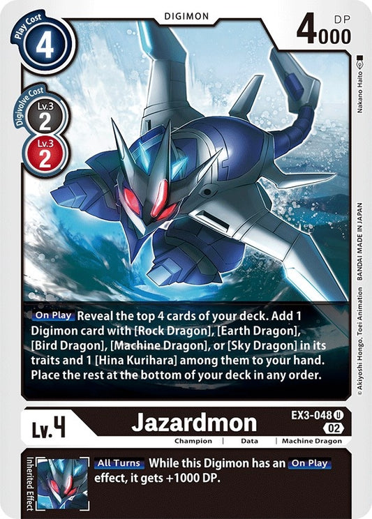 Image for Jazardmon (EX3-048 U) (Draconic Roar) - Digimon Card Game