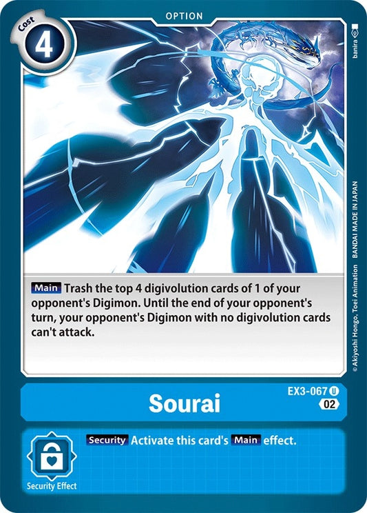 Image for Sourai (EX3-067 U) (Draconic Roar) - Digimon Card Game