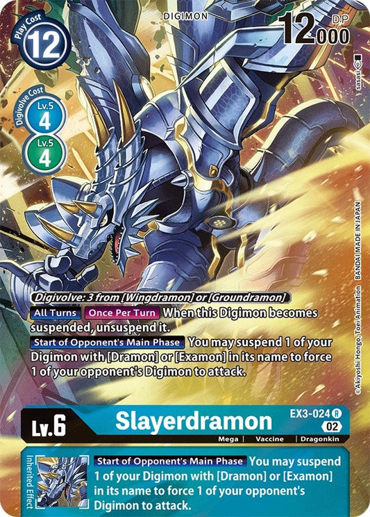 Image for Slayerdramon (Alternate Art) (EX3-024 R) (Draconic Roar) - Digimon Card Game