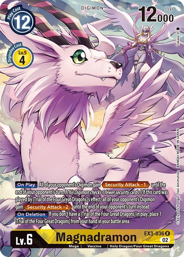 Image for Magnadramon (Alternate Art) (EX3-036 R) (Draconic Roar) - Digimon Card Game
