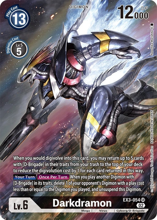 Image for Darkdramon (Alternate Art) (EX3-054 SR) (Draconic Roar) - Digimon Card Game
