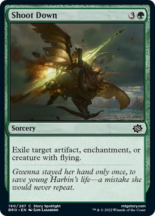 Image for Shoot Down (190) (The Brothers' War) - Magic: The Gathering