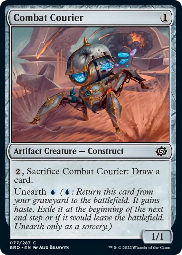 Image for Combat Courier (77) (The Brothers' War) - Magic: The Gathering