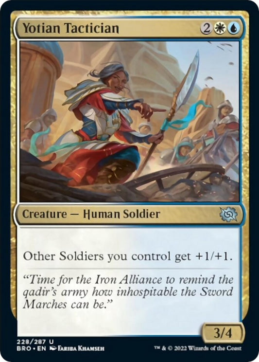 Image for Yotian Tactician (228) (The Brothers' War) - Magic: The Gathering