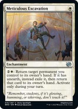 Image for Meticulous Excavation (16) (The Brothers' War) - Magic: The Gathering