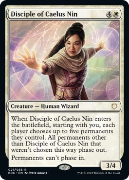 Image for Disciple of Caelus Nin (21) (Commander: The Brothers' War) - Magic: The Gathering