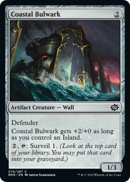 Image for Coastal Bulwark (76) (The Brothers' War) - Magic: The Gathering
