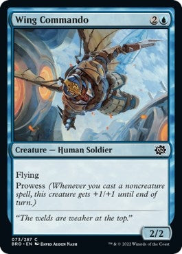 Image for Wing Commando (73) (The Brothers' War) - Magic: The Gathering