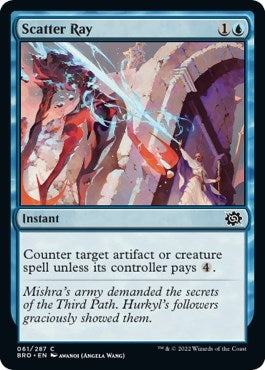 Image for Scatter Ray (61) (The Brothers' War) - Magic: The Gathering
