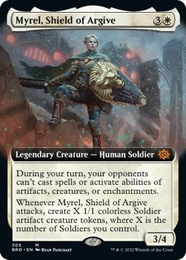 Image for Myrel, Shield of Argive (Extended Art) (305) (The Brothers' War) - Magic: The Gathering