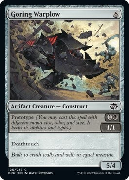 Image for Goring Warplow (120) (The Brothers' War) - Magic: The Gathering