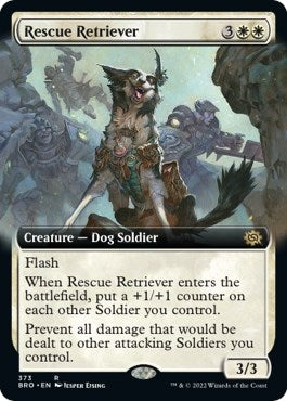 Image for Rescue Retriever (Extended Art) (373) (The Brothers' War) - Magic: The Gathering