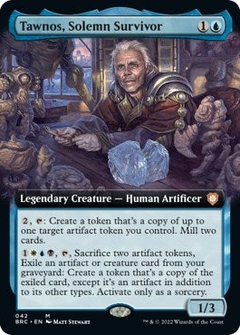 Image for Tawnos, Solemn Survivor (Extended Art) (42) (Commander: The Brothers' War) - Magic: The Gathering