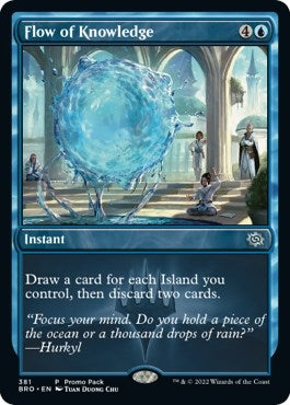 Image for Flow of Knowledge (381) (Promo Pack: The Brothers' War) - Magic: The Gathering