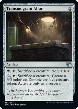 Image for Transmogrant Altar (124) (The Brothers' War) - Magic: The Gathering
