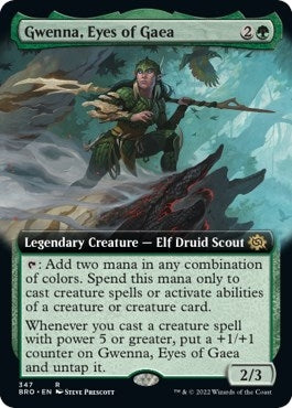 Image for Gwenna, Eyes of Gaea (Extended Art) (347) (The Brothers' War) - Magic: The Gathering