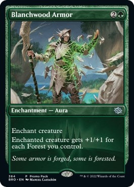 Image for Blanchwood Armor (384) (Promo Pack: The Brothers' War) - Magic: The Gathering