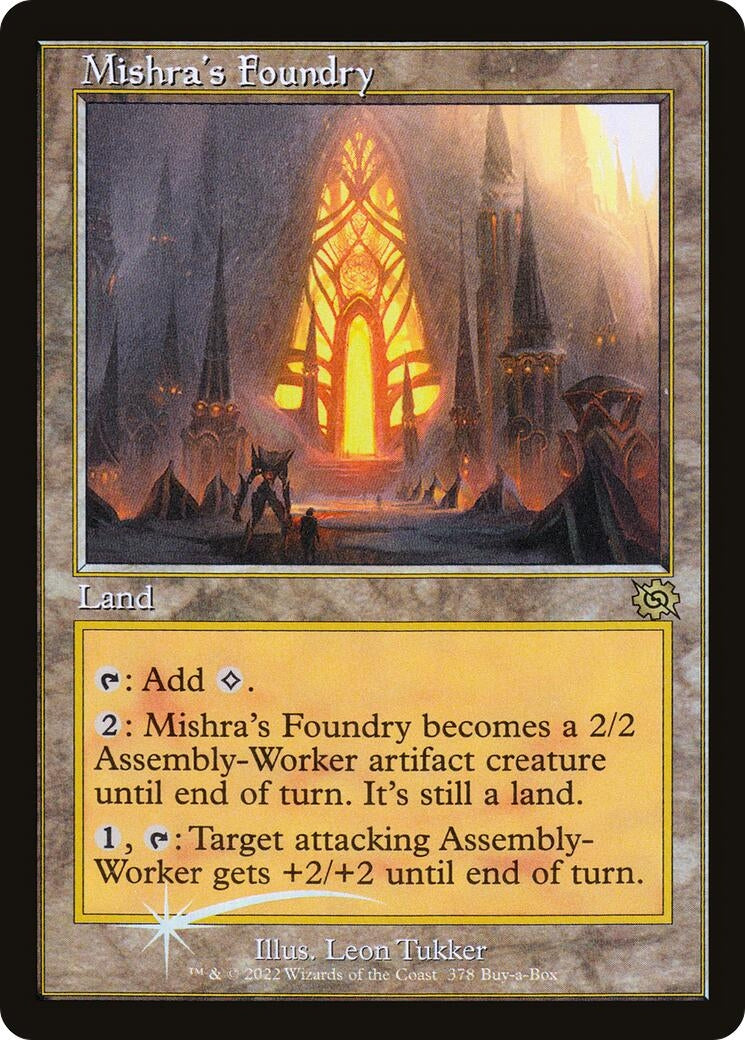 Image for Mishra's Foundry (378) (Buy-A-Box Promos) - Magic: The Gathering