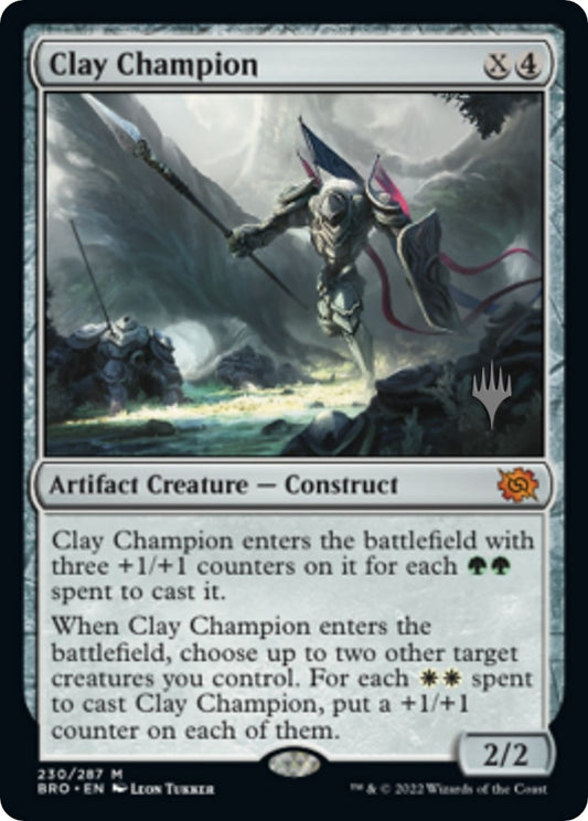 Image for Clay Champion (230) (Promo Pack: The Brothers' War) - Magic: The Gathering