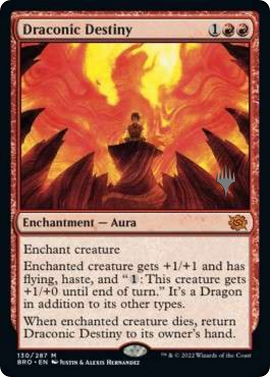 Image for Draconic Destiny (130) (Promo Pack: The Brothers' War) - Magic: The Gathering