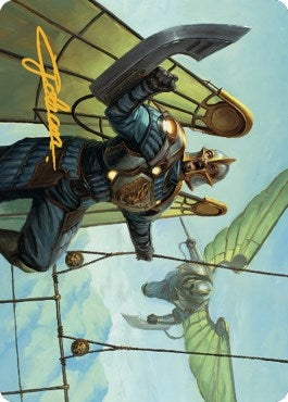 Image for Air Marshal Art Card (Gold-Stamped Signature) (8) (Art Series: The Brothers' War) - Magic: The Gathering