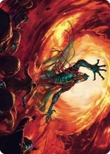 Image for Gix, Yawgmoth Praetor Art Card (16) (Art Series: The Brothers' War) - Magic: The Gathering