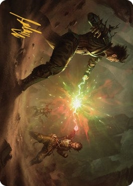Image for Brotherhood's End Art Card (Gold-Stamped Signature) (19) (Art Series: The Brothers' War) - Magic: The Gathering