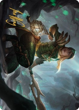 Image for Argothian Opportunist Art Card (Gold-Stamped Signature) (22) (Art Series: The Brothers' War) - Magic: The Gathering