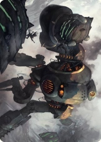 Image for Rust Goliath Art Card (29) (Art Series: The Brothers' War) - Magic: The Gathering