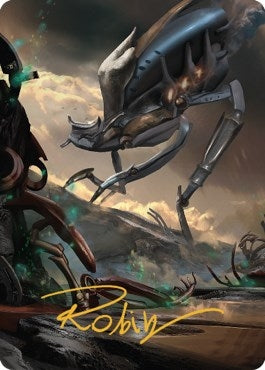 Image for Swamp (51) Art Card (Gold-Stamped Signature) (51) (Art Series: The Brothers' War) - Magic: The Gathering