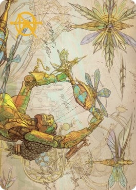 Image for Inspiring Statuary Art Card (Gold-Stamped Signature) (62) (Art Series: The Brothers' War) - Magic: The Gathering