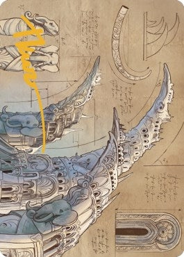 Image for Ivory Tower Art Card (Gold-Stamped Signature) (63) (Art Series: The Brothers' War) - Magic: The Gathering