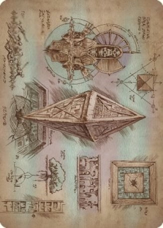Image for Keening Stone Art Card (64) (Art Series: The Brothers' War) - Magic: The Gathering