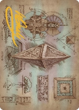 Image for Keening Stone Art Card (Gold-Stamped Signature) (64) (Art Series: The Brothers' War) - Magic: The Gathering