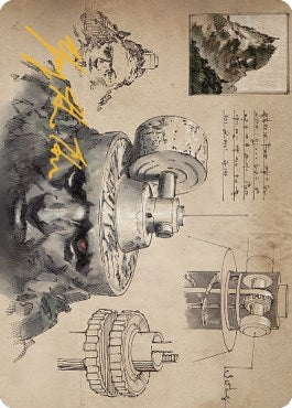 Image for Millstone Art Card (Gold-Stamped Signature) (67) (Art Series: The Brothers' War) - Magic: The Gathering