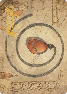 Image for Mox Amber Art Card (Gold-Stamped Signature) (68) (Art Series: The Brothers' War) - Magic: The Gathering