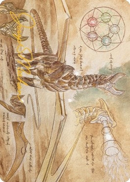Image for Ramos, Dragon Engine Art Card (Gold-Stamped Signature) (74) (Art Series: The Brothers' War) - Magic: The Gathering