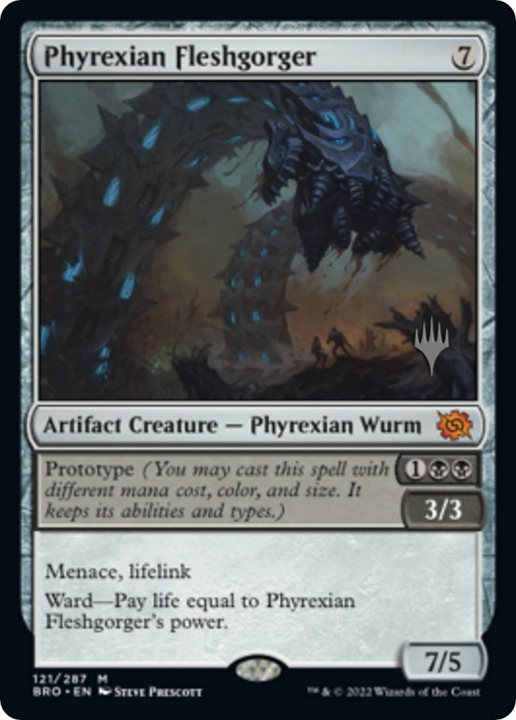 Image for Phyrexian Fleshgorger (121) (Promo Pack: The Brothers' War) - Magic: The Gathering