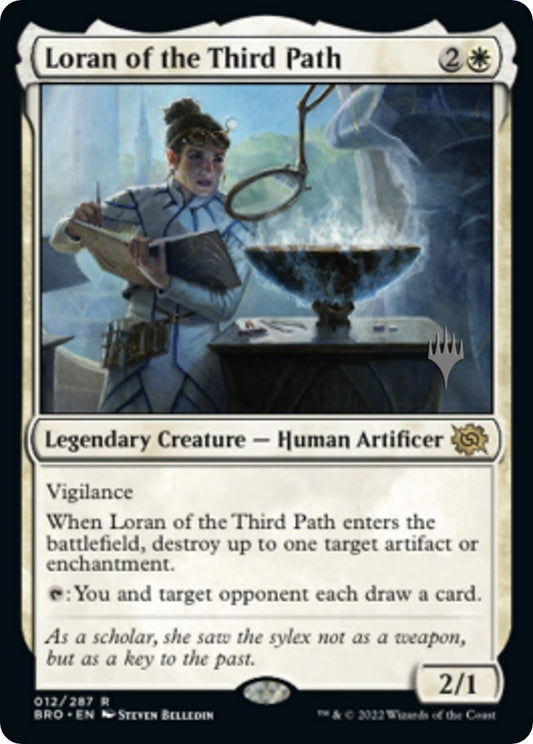 Image for Loran of the Third Path (12) (Promo Pack: The Brothers' War) - Magic: The Gathering