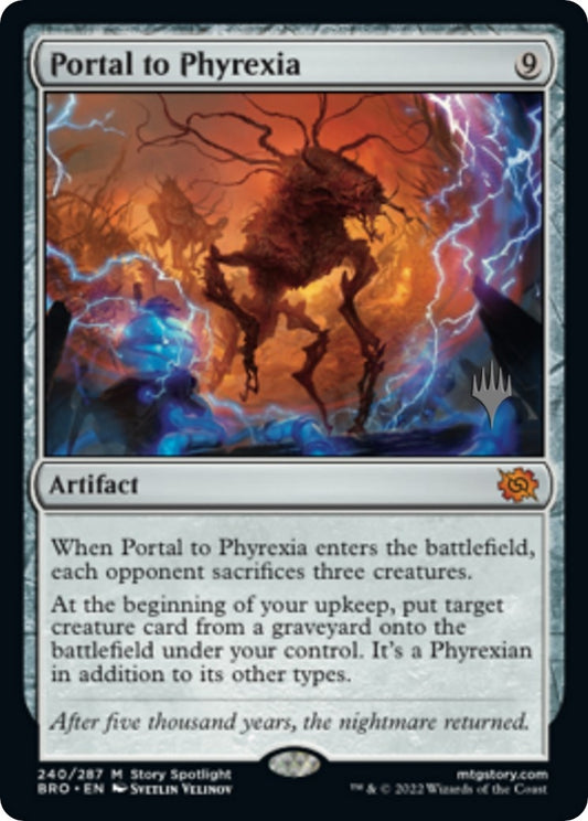 Image for Portal to Phyrexia (240) (Promo Pack: The Brothers' War) - Magic: The Gathering