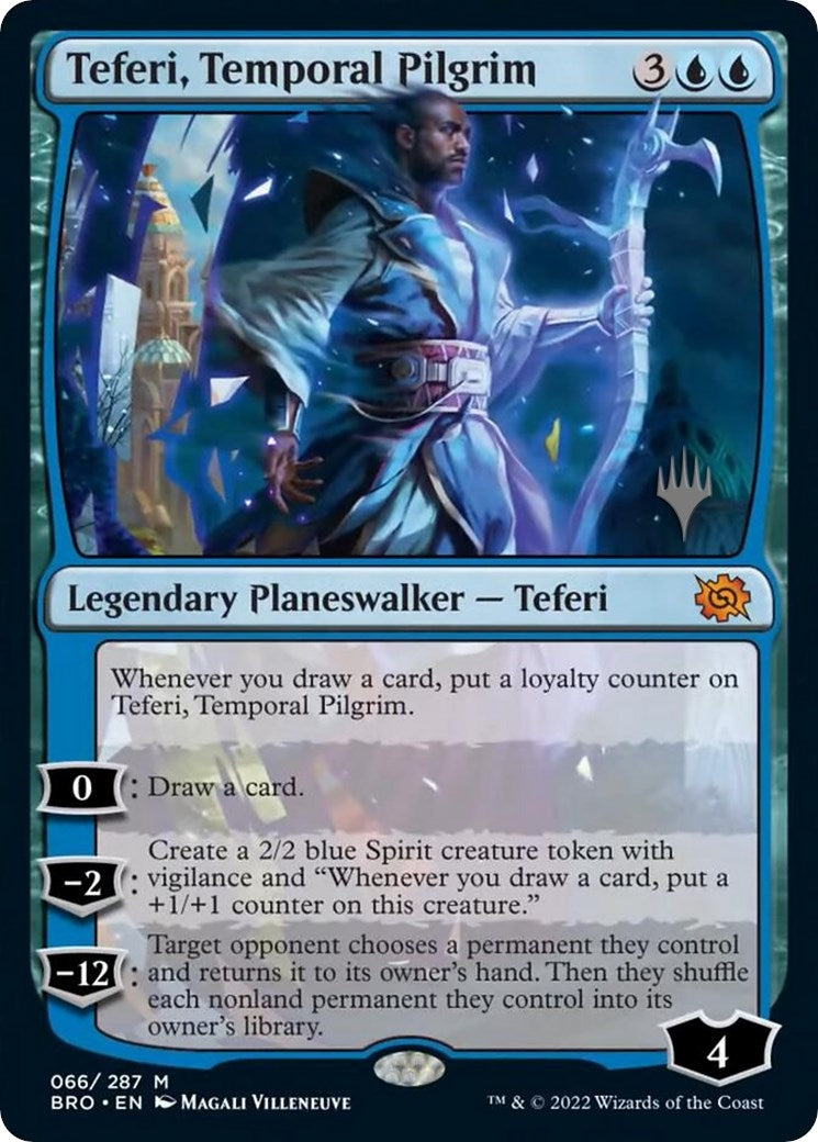 Image for Teferi, Temporal Pilgrim (66) (Promo Pack: The Brothers' War) - Magic: The Gathering