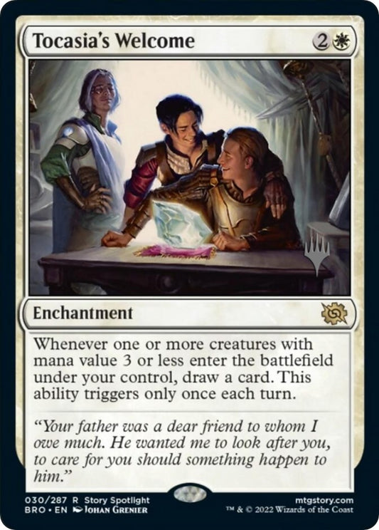 Image for Tocasia's Welcome (30) (Promo Pack: The Brothers' War) - Magic: The Gathering