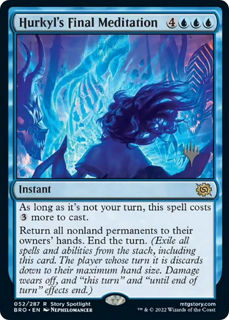 Image for Hurkyl's Final Meditation (52) (Promo Pack: The Brothers' War) - Magic: The Gathering