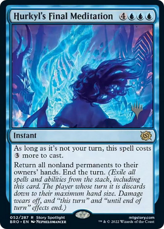 Image for Hurkyl's Final Meditation (52) (Promo Pack: The Brothers' War) - Magic: The Gathering