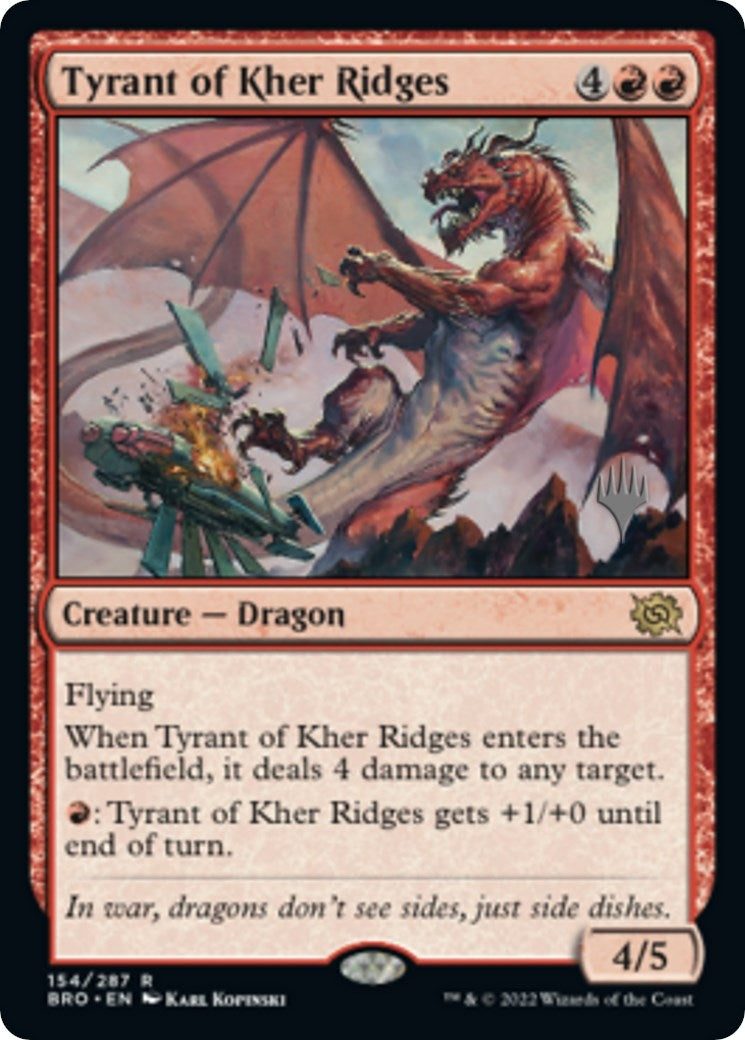 Image for Tyrant of Kher Ridges (154) (Promo Pack: The Brothers' War) - Magic: The Gathering
