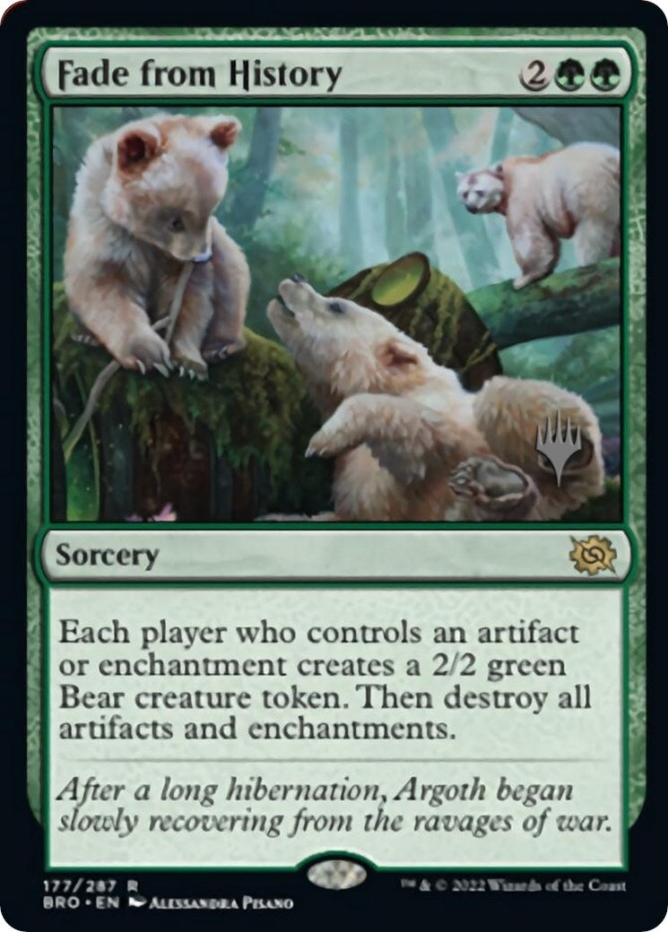 Image for Fade from History (177) (Promo Pack: The Brothers' War) - Magic: The Gathering