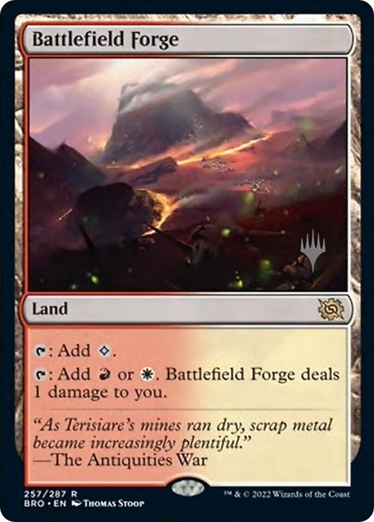 Image for Battlefield Forge (257) (Promo Pack: The Brothers' War) - Magic: The Gathering