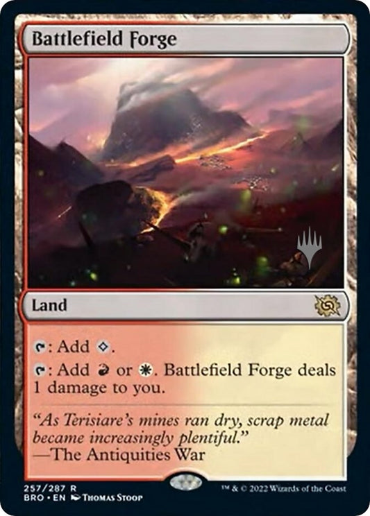 Image for Battlefield Forge (257) (Promo Pack: The Brothers' War) - Magic: The Gathering