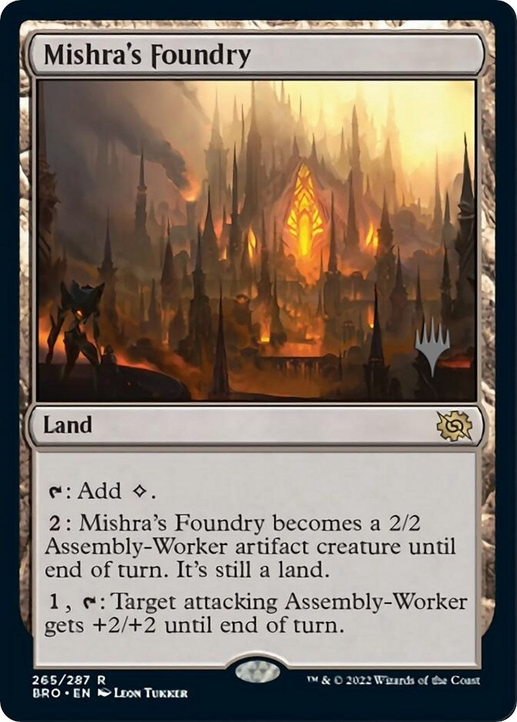 Image for Mishra's Foundry (265) (Promo Pack: The Brothers' War) - Magic: The Gathering