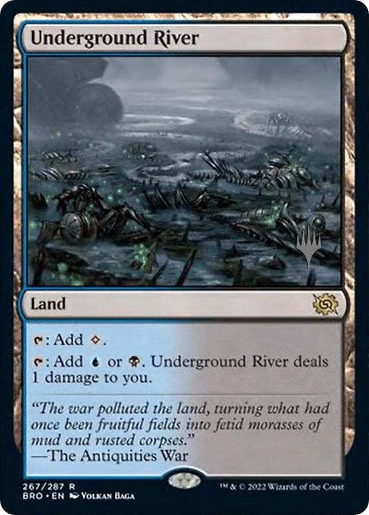 Image for Underground River (267) (Promo Pack: The Brothers' War) - Magic: The Gathering